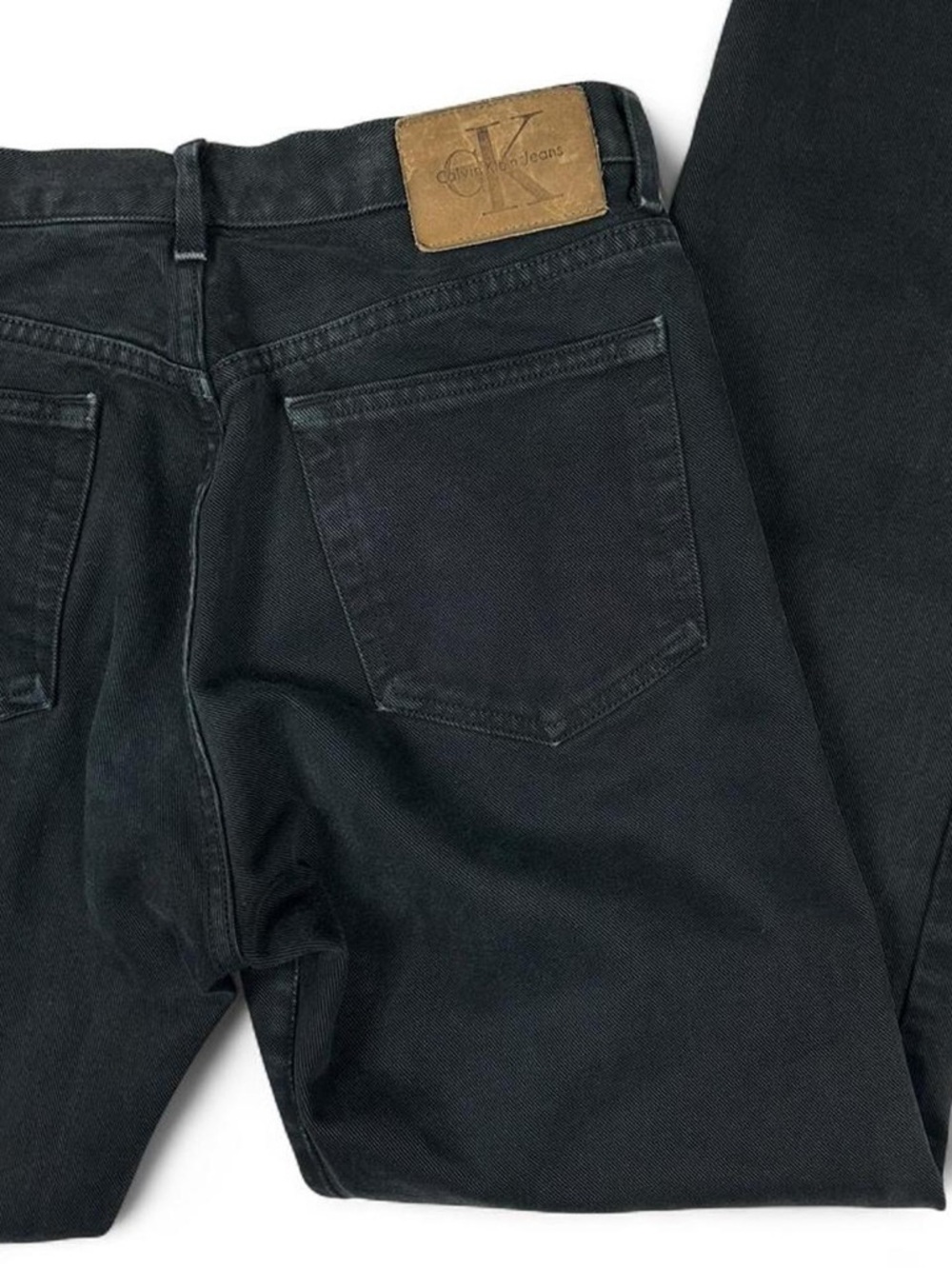 Calvin Klein vintage heavyweight black denim jeans